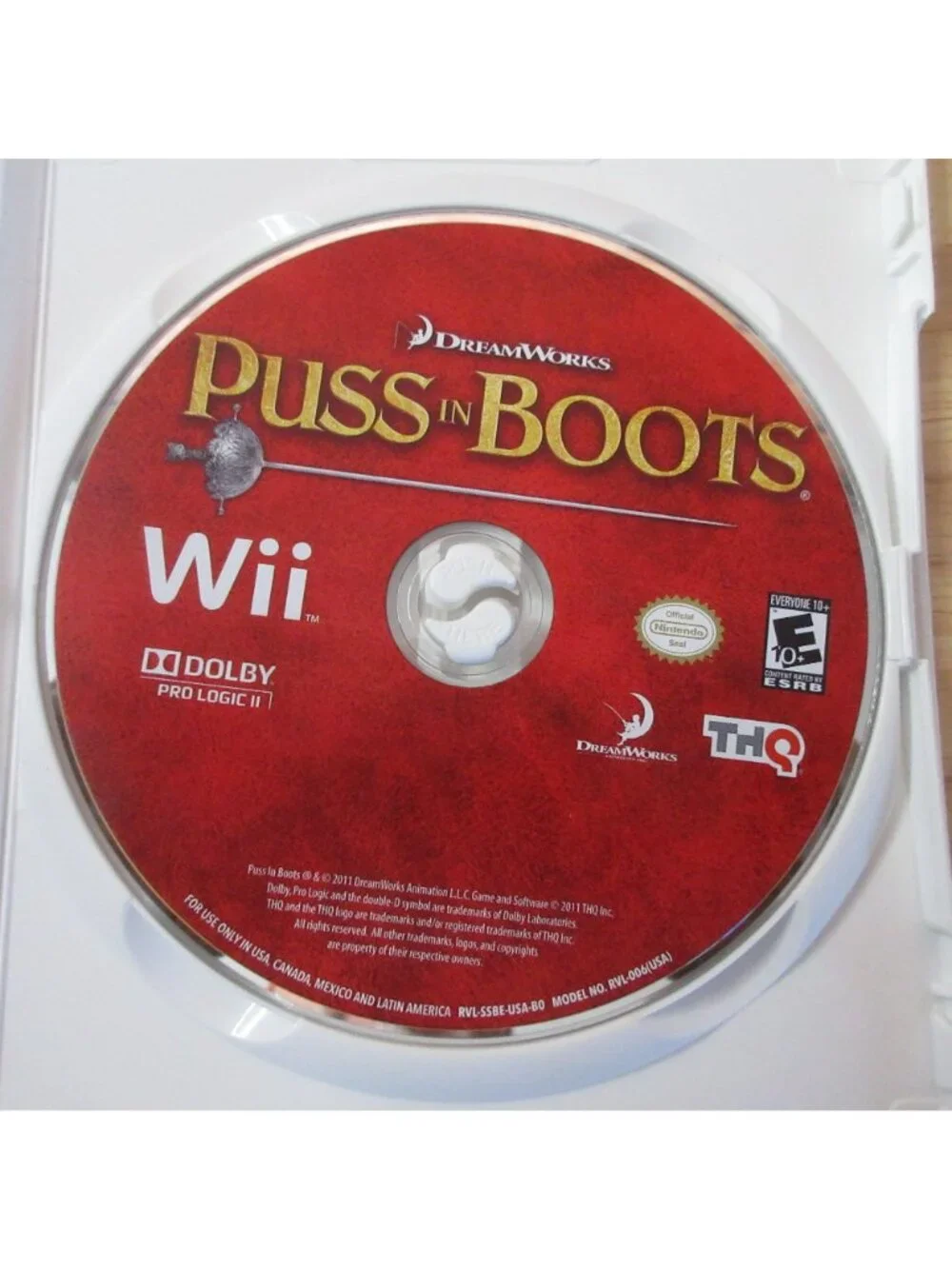 Wii Bundle of 2 Youth Video Games - Puss in Boots & Disney Sing It